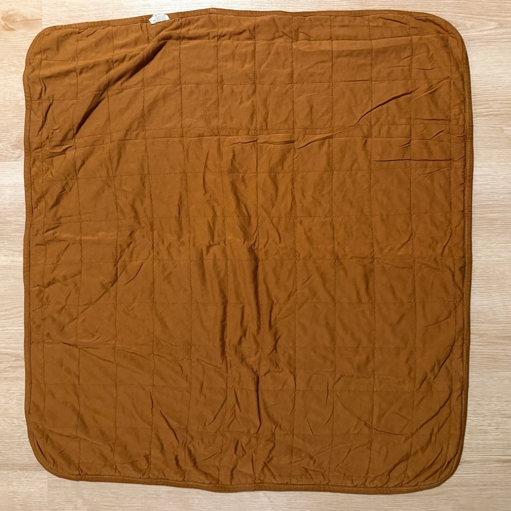 Kyte BABY Warm Brown Quilted Blanket
